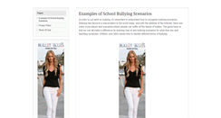 Desktop Screenshot of bullyingscenarios.com
