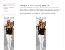 Tablet Screenshot of bullyingscenarios.com
